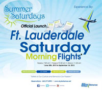 SkyBahamas to launch Fort Lauderdale Summer Saturdays!